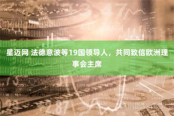 星迈网 法德意波等19国领导人，共同致信欧洲理事会主席